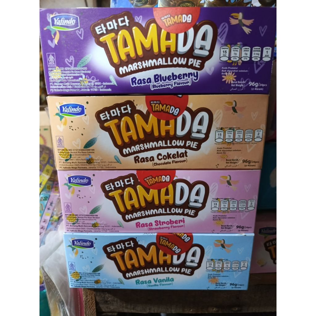 

Tamada Marshmallow Pie Isi 24pcs/Kotak
