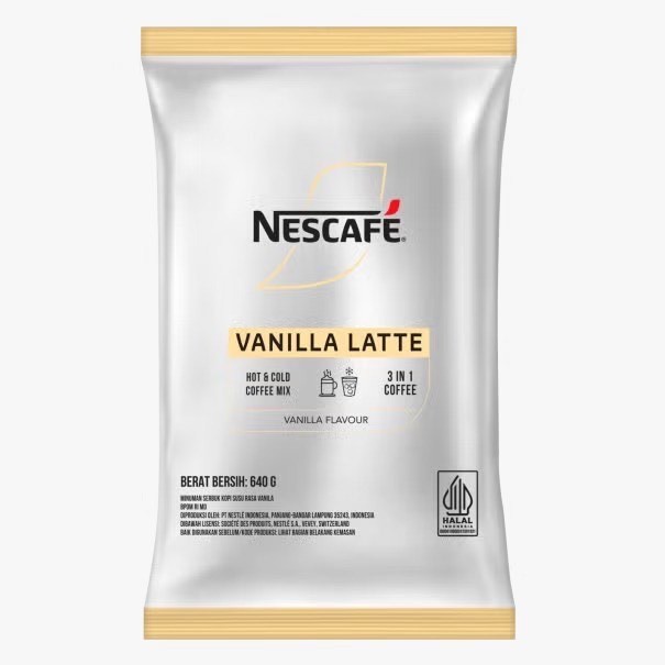 

NESCAFE VANILLA LATTE 640 GR