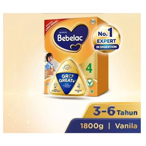 

Bebelac 4 1800 Gr Madu Vanila Susu Bubuk