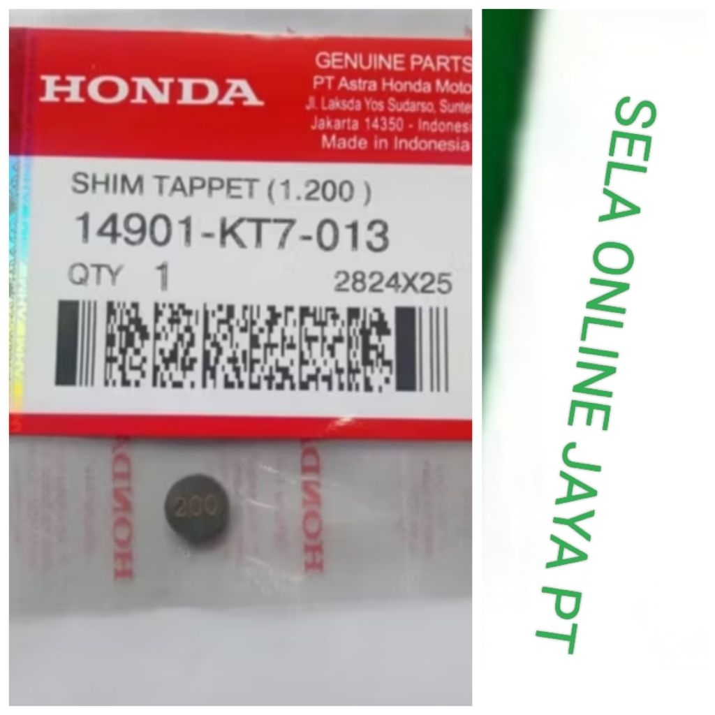 SIM klep CBR 150 Sonic 150 ukuran 200