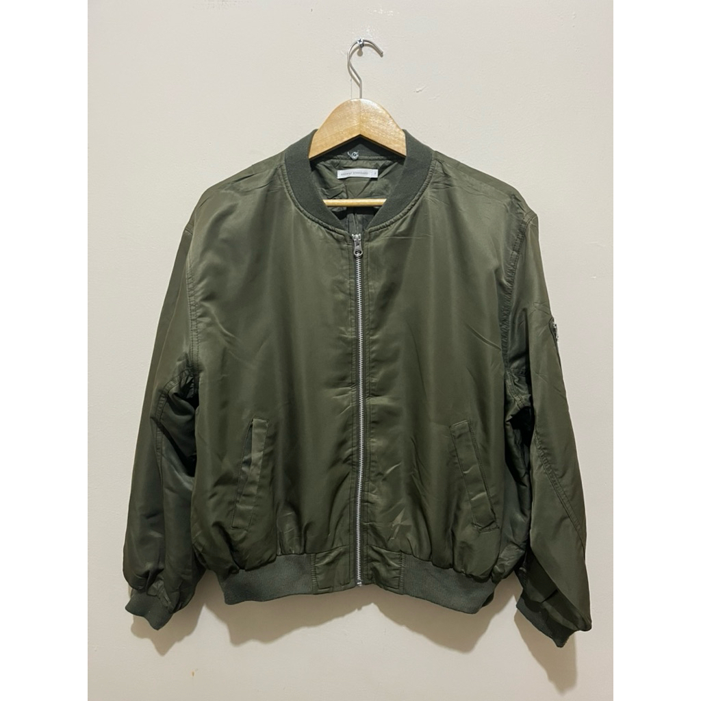 Jaket bomber browny basic original army size M used