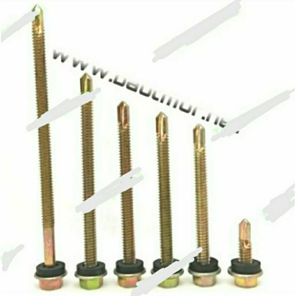 12×50 Sekrup roofing / roofing atap / Baja ringan