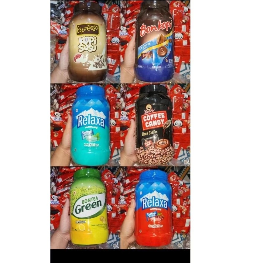 

PERMEN TOPLES [RELAXA,BON KOPI,KAPAL API,ESPRESO,BON TEA] ISI 200PCS/25g MURAH