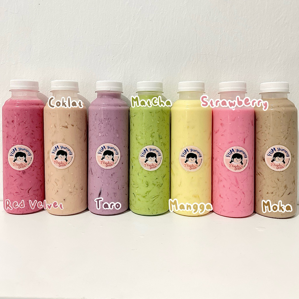 

ES SUSU JELLY LUMUT CREAMY (TANPA PEMANIS / PENGAWET BUATAN)