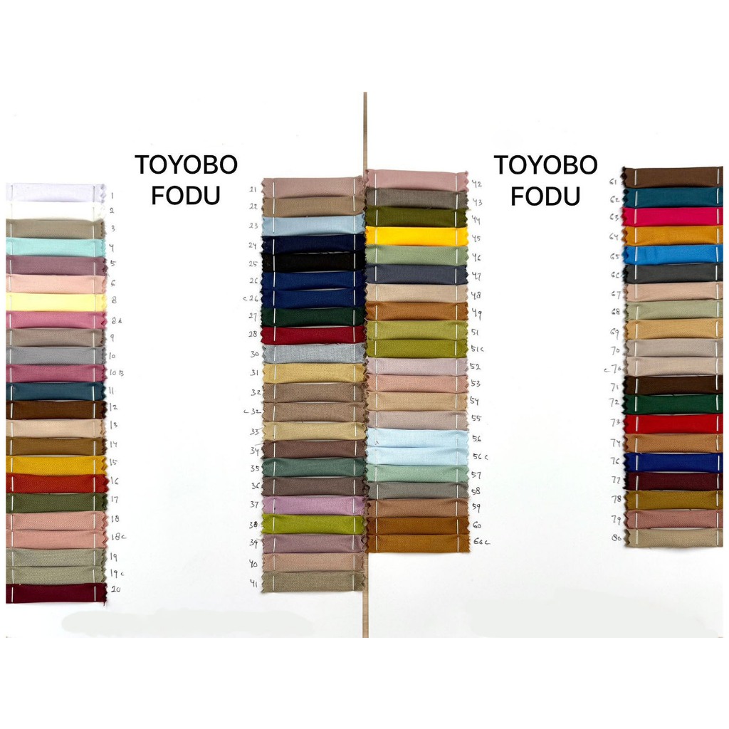 Kakania Textile 1 Roll Kain Katun TOYOBO FODU