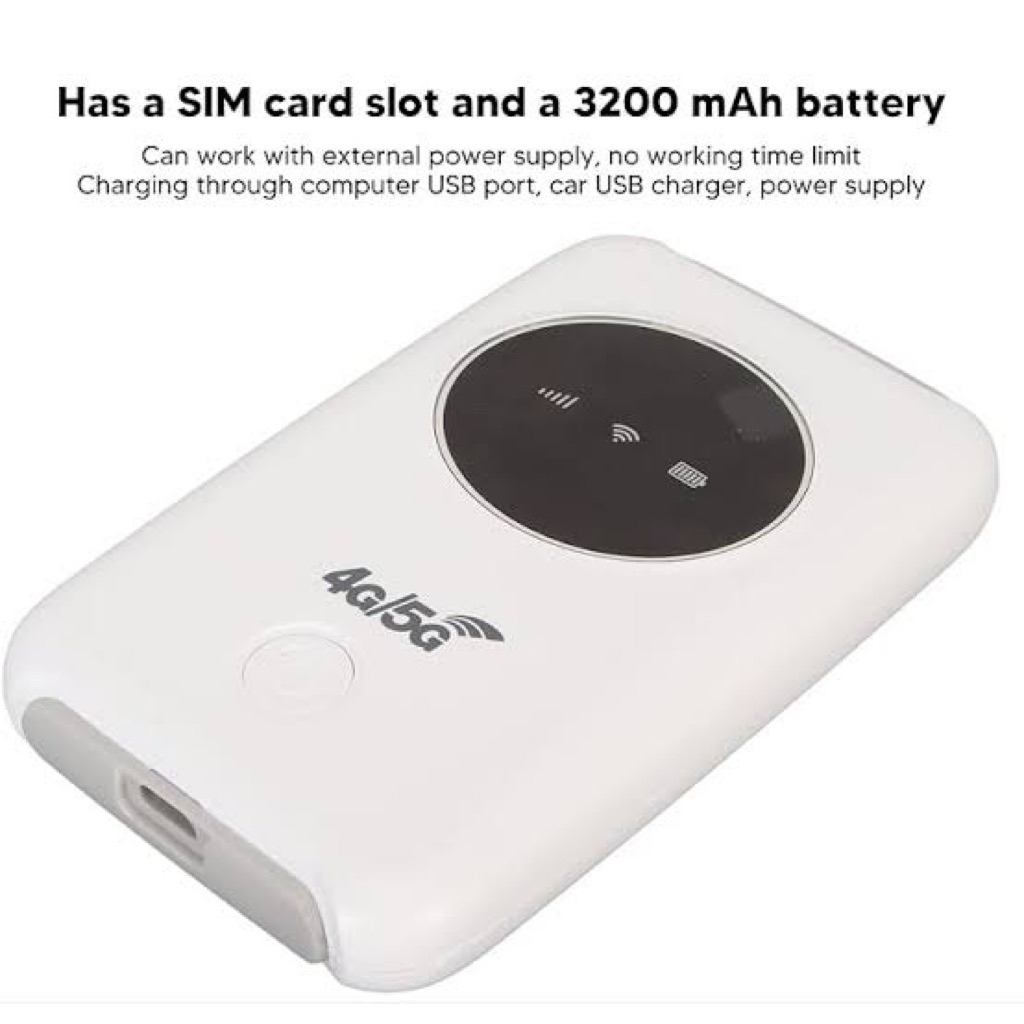 SMARTCOM Modem Mifi Wifi SM87 PRO Unlock All Operator 4G 3200 mAh