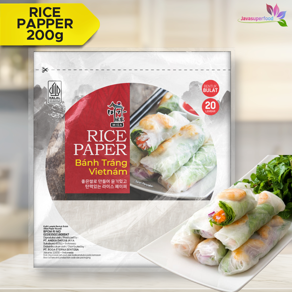 

[oddsolshop] pekanbaru/Miga Rice Paper 20 PCS / Banh Trang Vietnam
