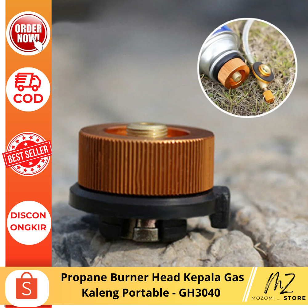 Propane Burner Head Kepala Gas Kaleng Portable - GH3040 / Kepala Gas Kaleng