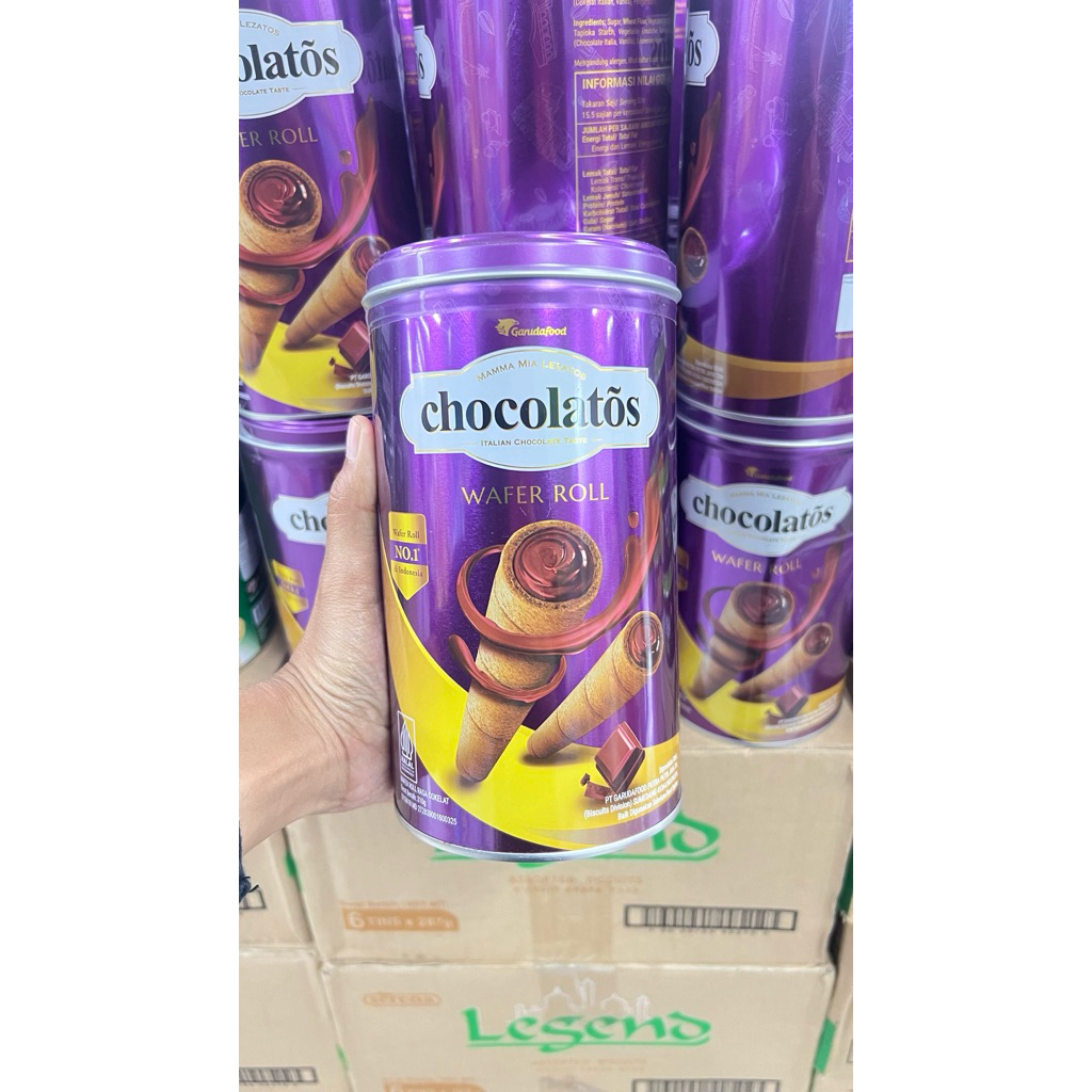 

Gery chocolatos wafer roll tin 310gr(packing free bubblewarp)