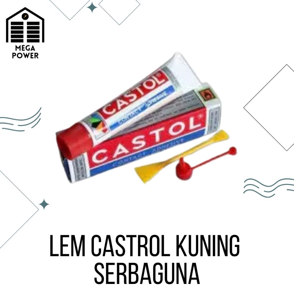 

Lem Castol Kuning Serbaguna Contact Adhesive Tanggung 21cc