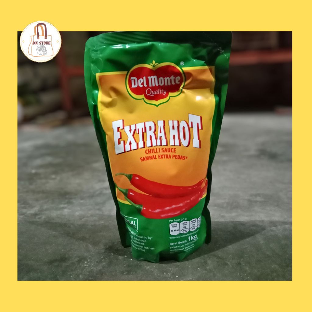 

Saus sambal Del Monte Extra Hot || Berat 1 kg ||