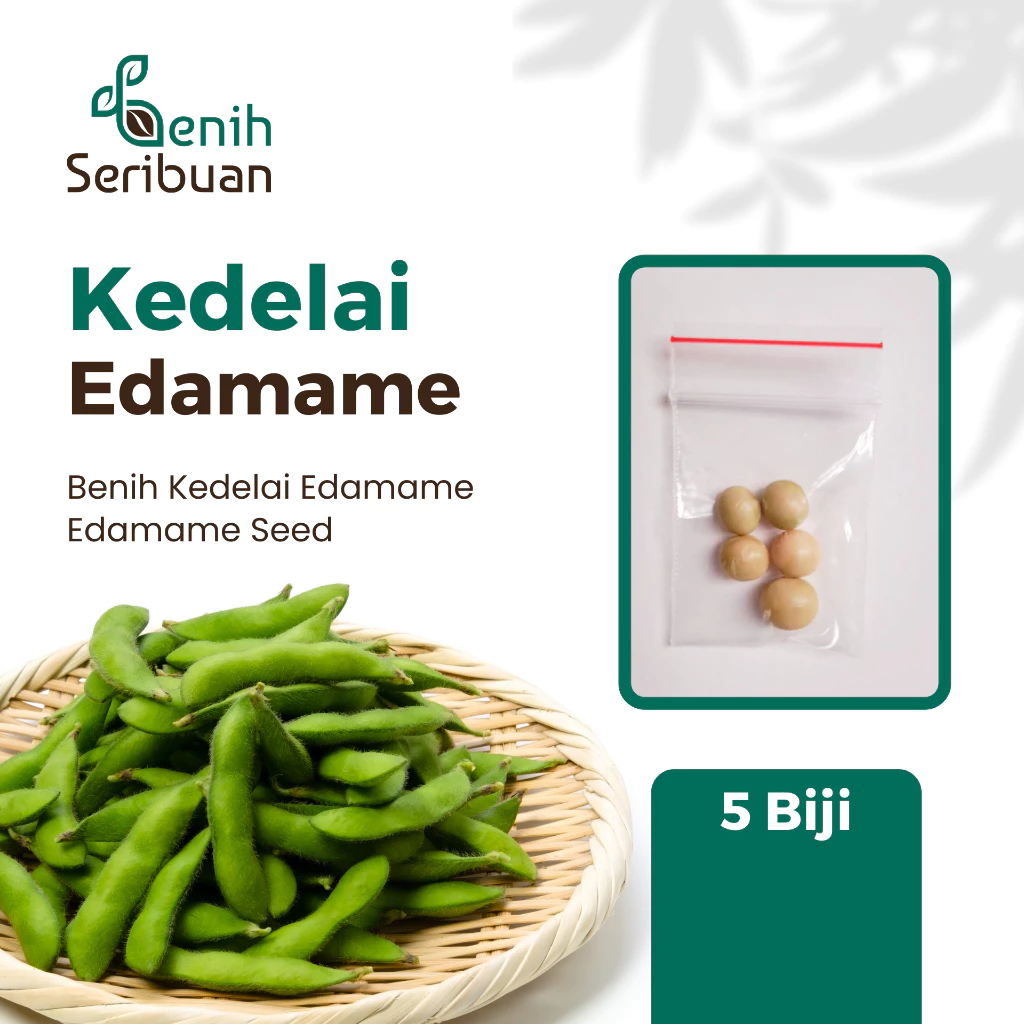 Benih Seribuan - 5 Benih Sayuran Kedelai Edamame Unggul