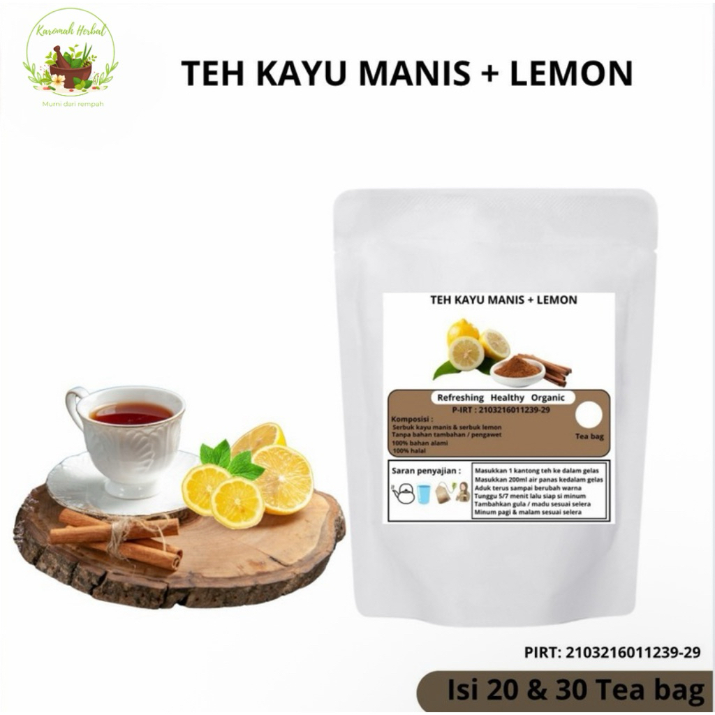 

TEH KAYU MANIS LEMON isi 20pcs