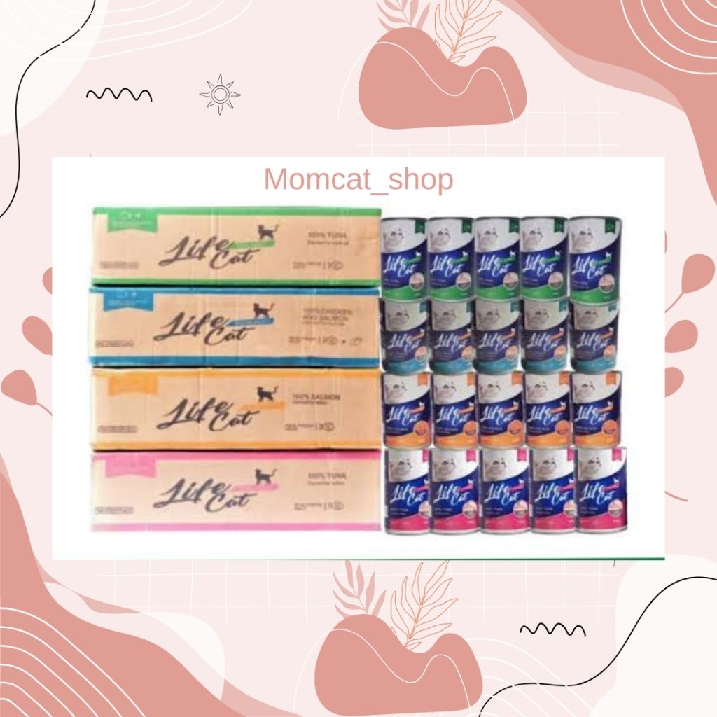 life cat kaleng wet food 1 dus 24 pcs