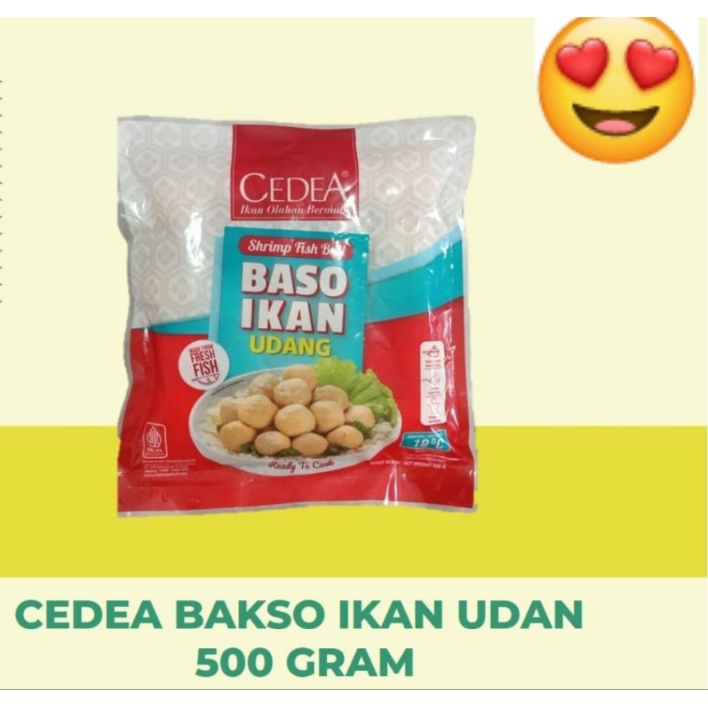 

Cedea Bakso Ikan Udang 500 gr