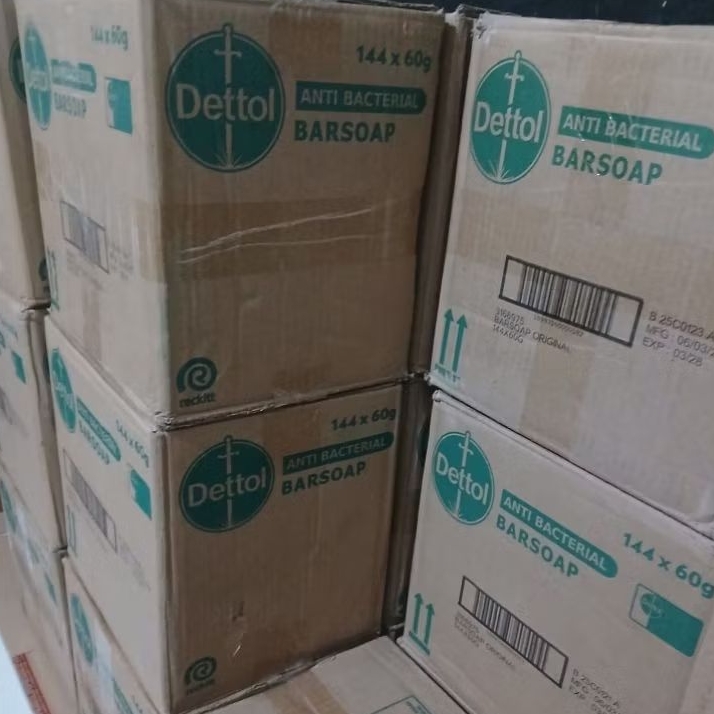 Sabun Batang Karton - Dettol 144 / Harmony 3 dus 216pc