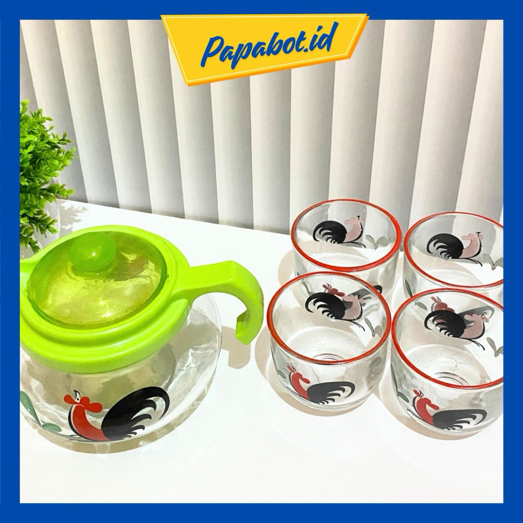 1 set teko mini ayam jago