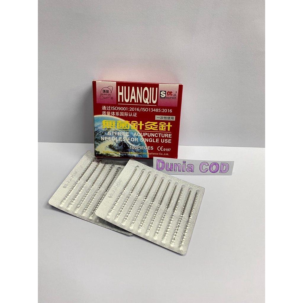(Tersedia Harga Grosir) Jarum Akupuntur HuanQiu 0.30x25mm 1 Cun | Jarum Hq 0,30x25mm / Huan Qiu 30x2