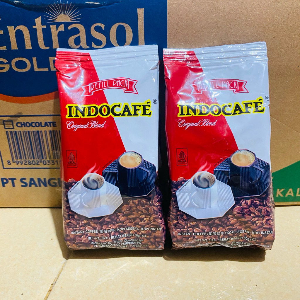 

Indocafe Kopi Tanpa Ampas Refill Pack 50gr