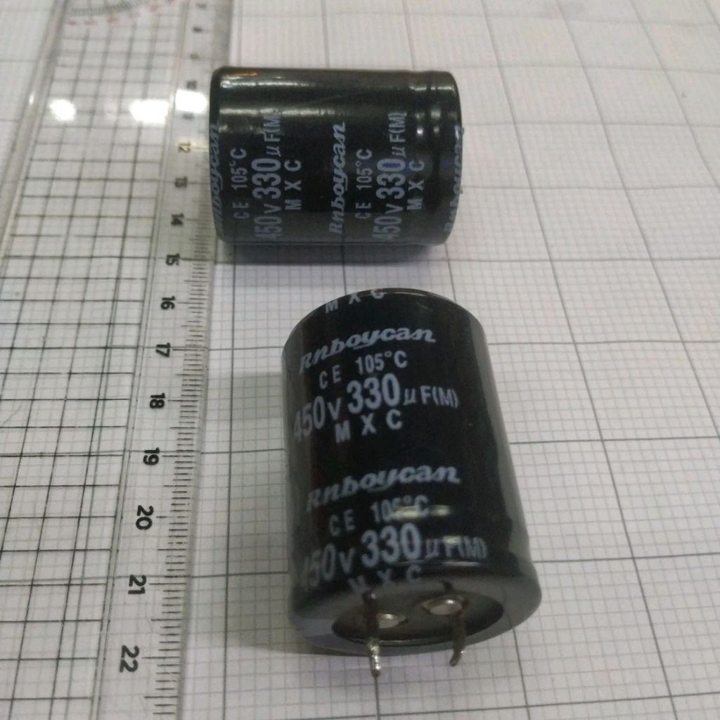 Elco elko 330uf-450v Ruboycan / Elco 330-450volt 330-450 Ruboycan 330 - 450v 330uf 450v