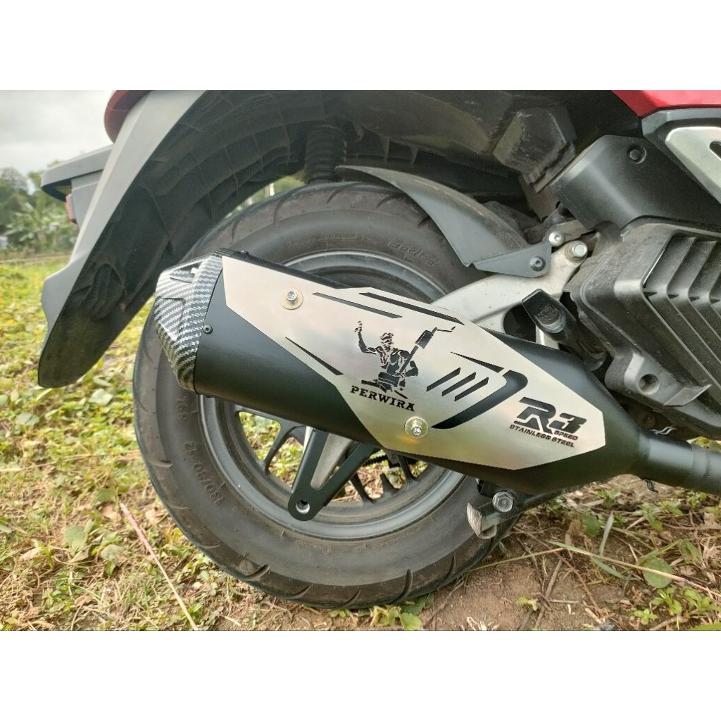 knalpot Honda Stylo 160 original R3 SPEED PERWIRA