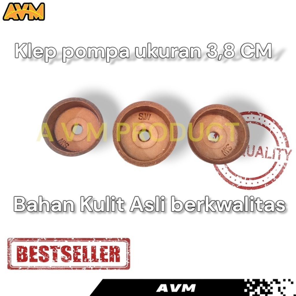 KLEP POMPA BESAR KECIL KLEP POMPA TABUNG SEPEDA 3 CM 3,5 CM 3,8 CM BAHAN KULIT ASLI