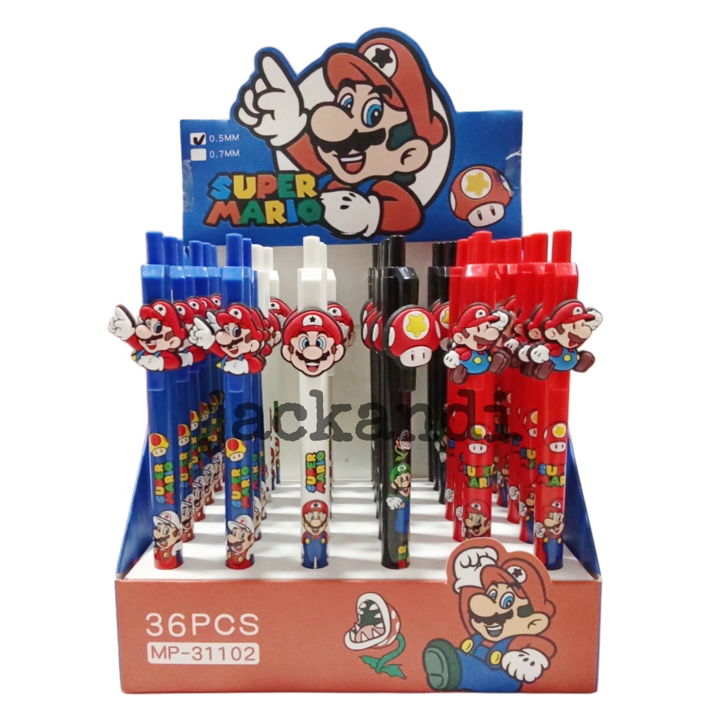 

Pensil Cetek Mario Bros Pensil Mekanik Anak Sekolah Karakter Kartun Lucu