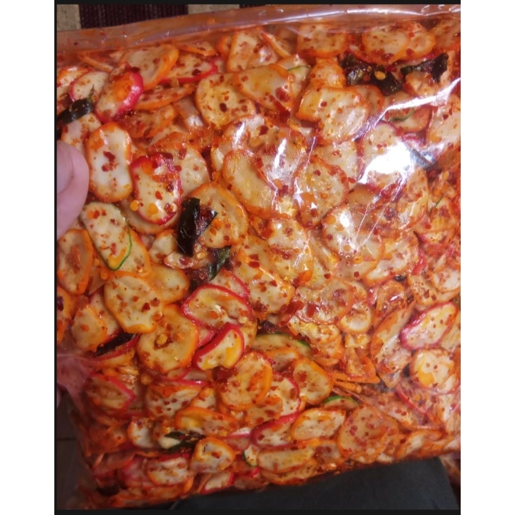 

SEBLAK KERUPUK BAWANG PEDAS EXTRA DAUN JERUK 500gr