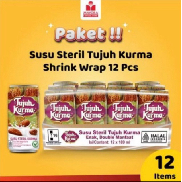 

Susu Tujuh Kurma Steril 1 Dus (12kaleng)