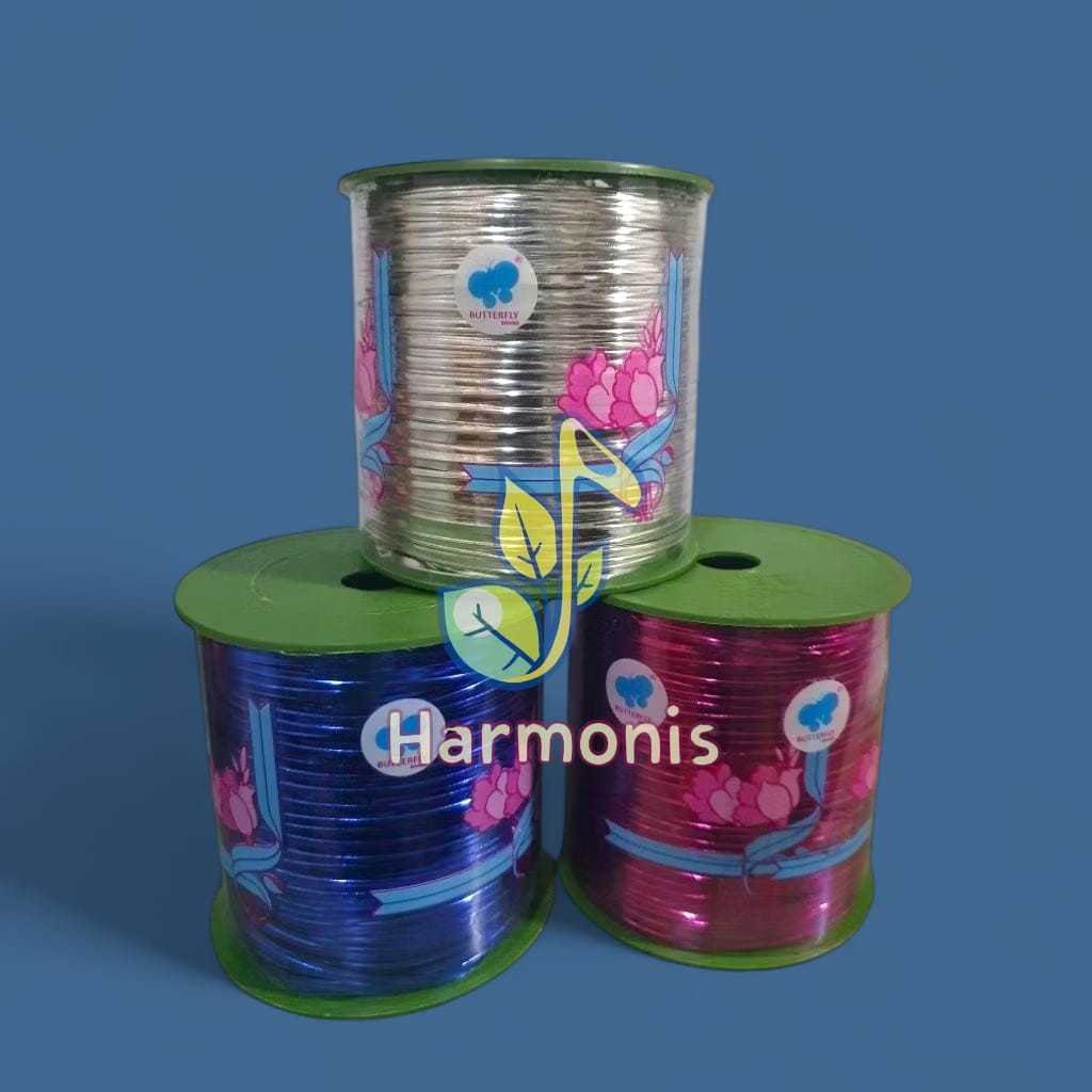 

500 Yard Pita Kawat Souvenir Twist Tie Warna Warni Kawat Metalik Souvenir Butterfly Twister Souvenir