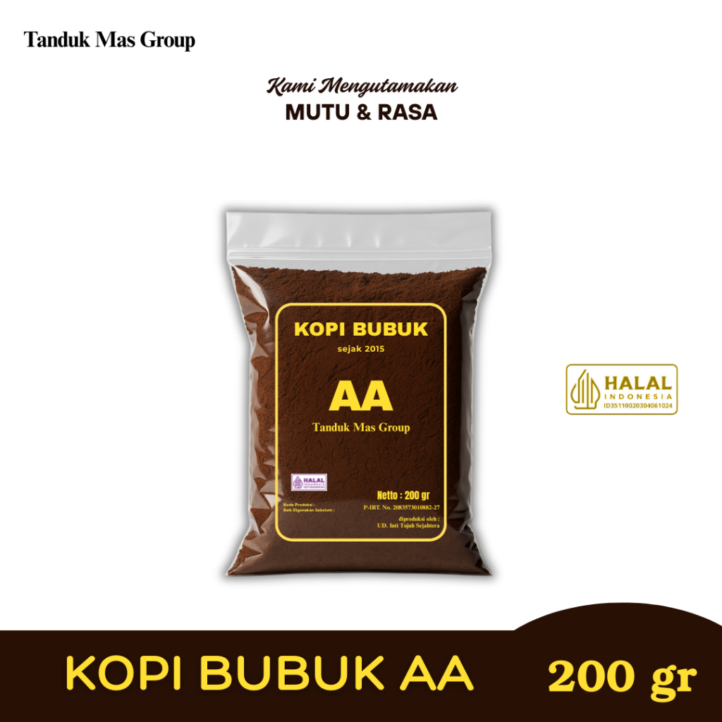 

Kopi Bubuk AA Khas Dampit 200gr