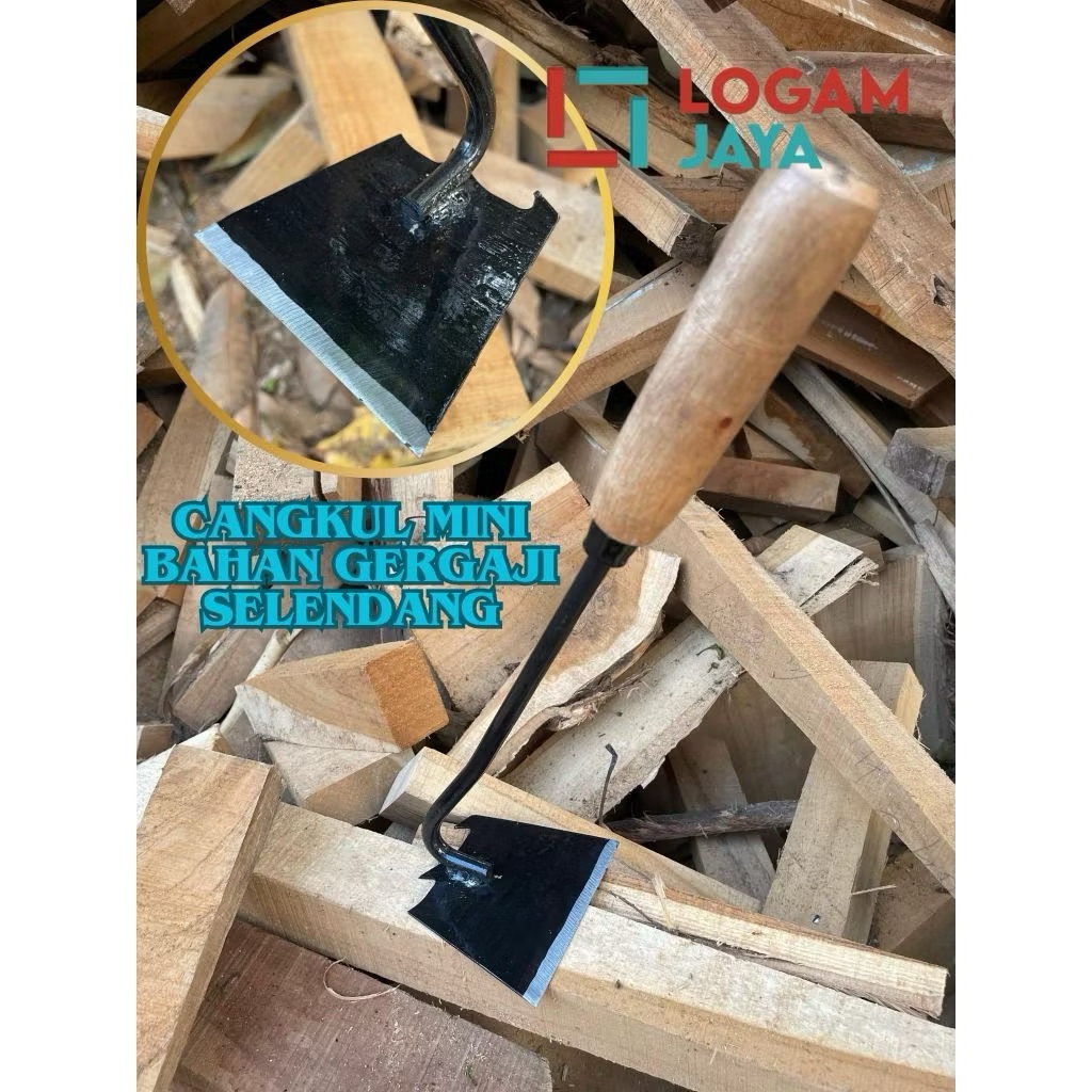 Cangkul kecil Bahan Gergaji Selendang Tajam/ Cangkul mini bahan baja Serbaguna
