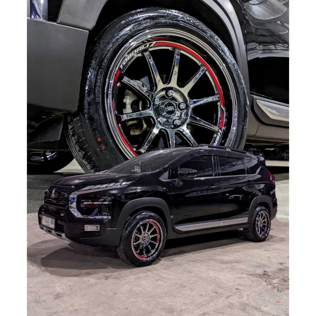 Paket Velg Dan Ban Mobil Mitsubishi Xpander Ring 18 HSR TOBOALI Plush Ban Accelera 225/50 R18