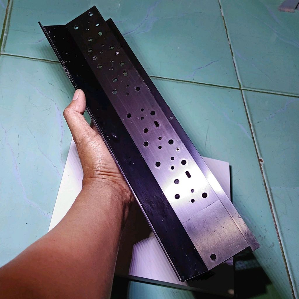 heatsink pendingin original bekas power amplifier SANSUI