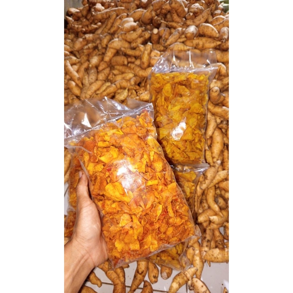 

kripik ubi balado pedas 1kg