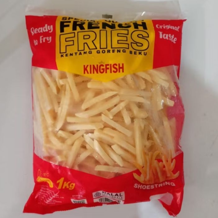 

French Fries KingFish Kentang Goreng Beku Shoestring 1 Kg