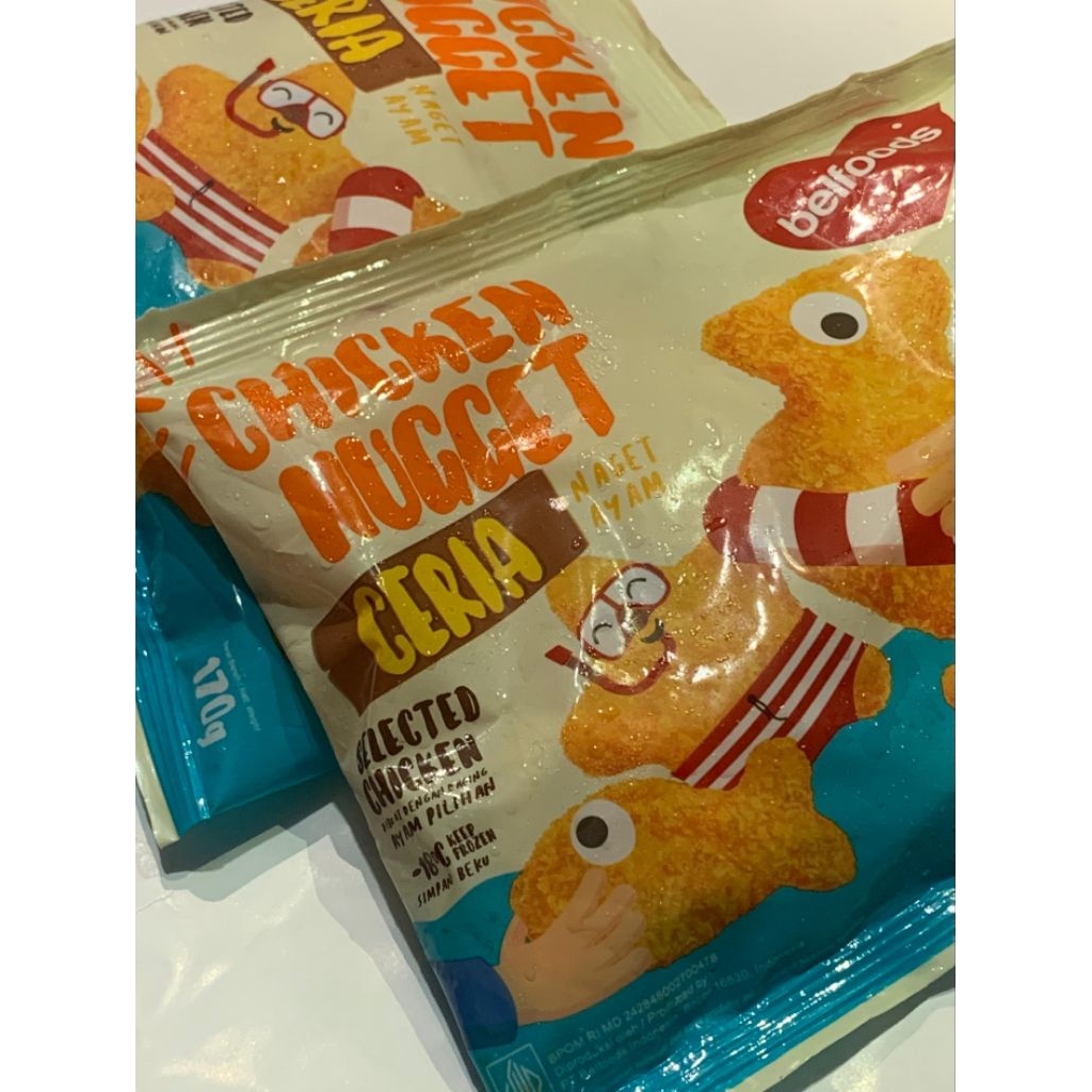 

Chicken Nugget Belfood Ceria 170 gram frozen food murah enak