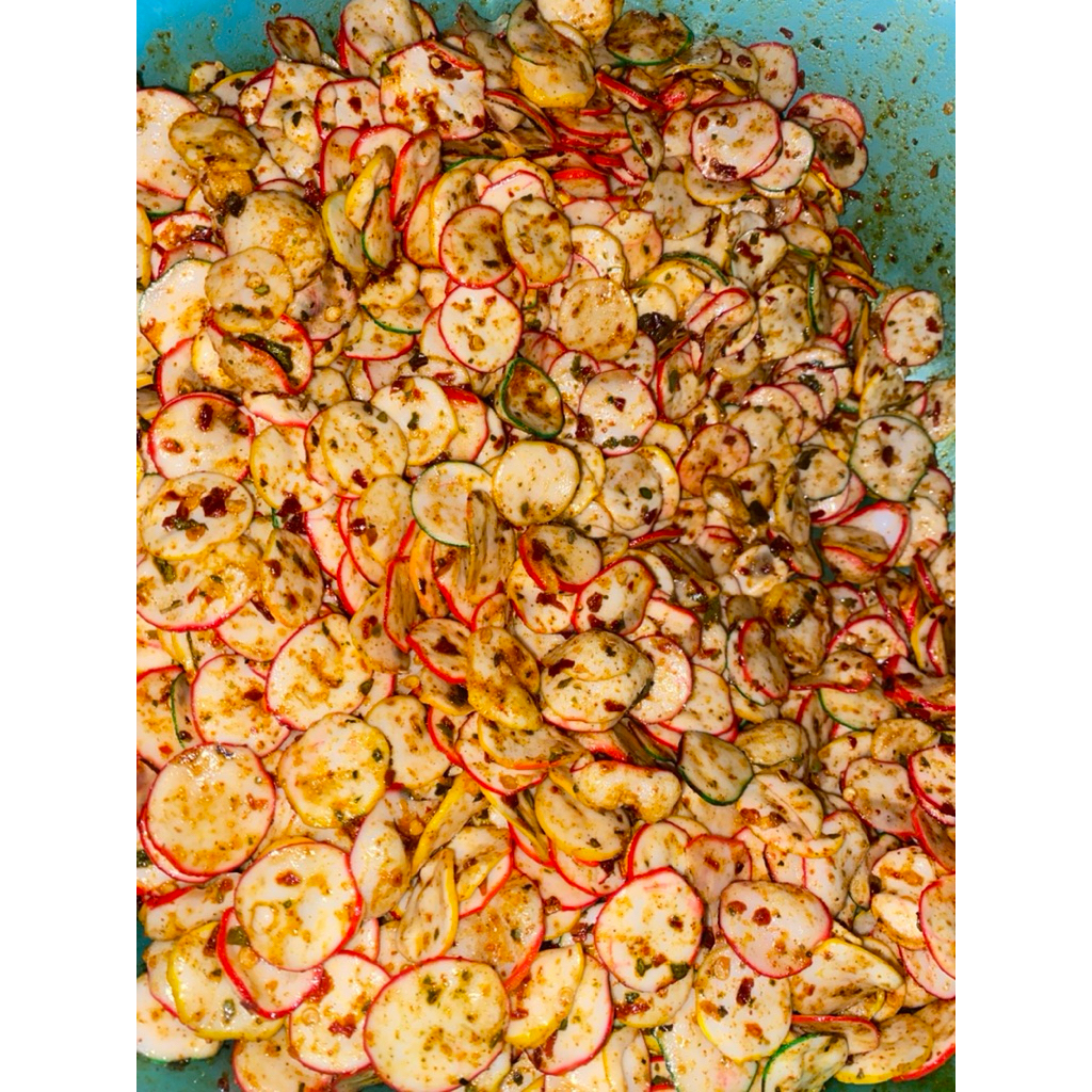 

cemilan pedas daun jeruk 250gr exstra bumbu chili oil