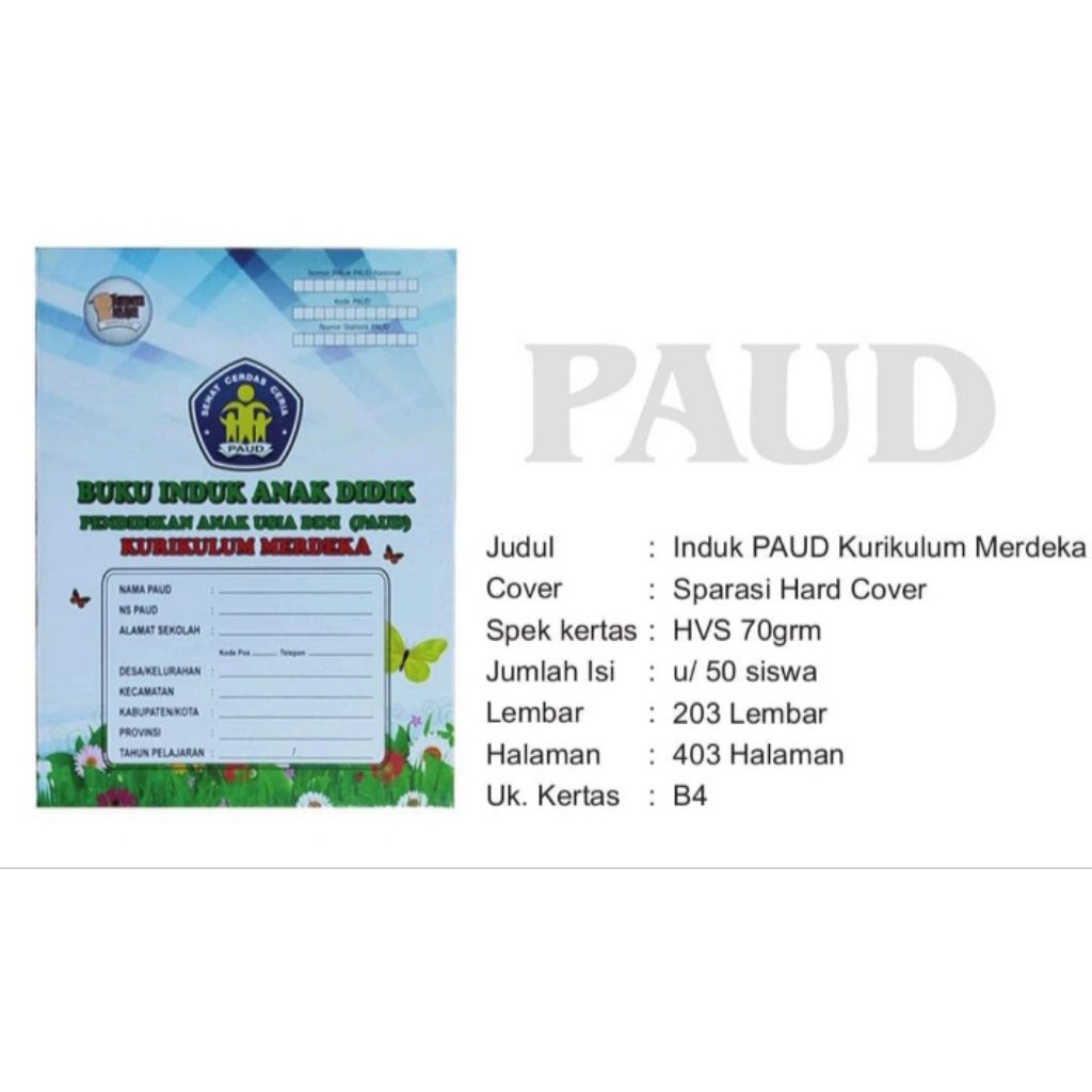 Buku induk Paud kurikulum merdeka