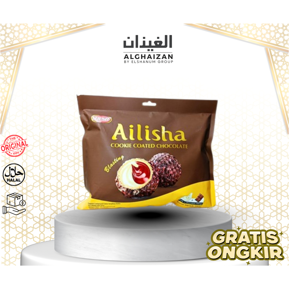 

Coklat Ailisha / Coklat Compound Salut Serpihan Kukis /
