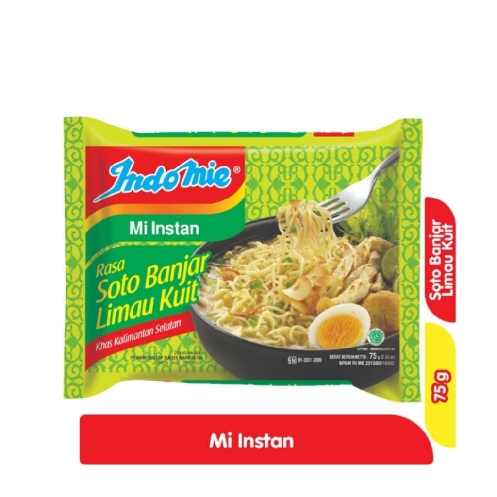 

Indomie Mi Instan Soto Banjar Limau Kuit 75 g