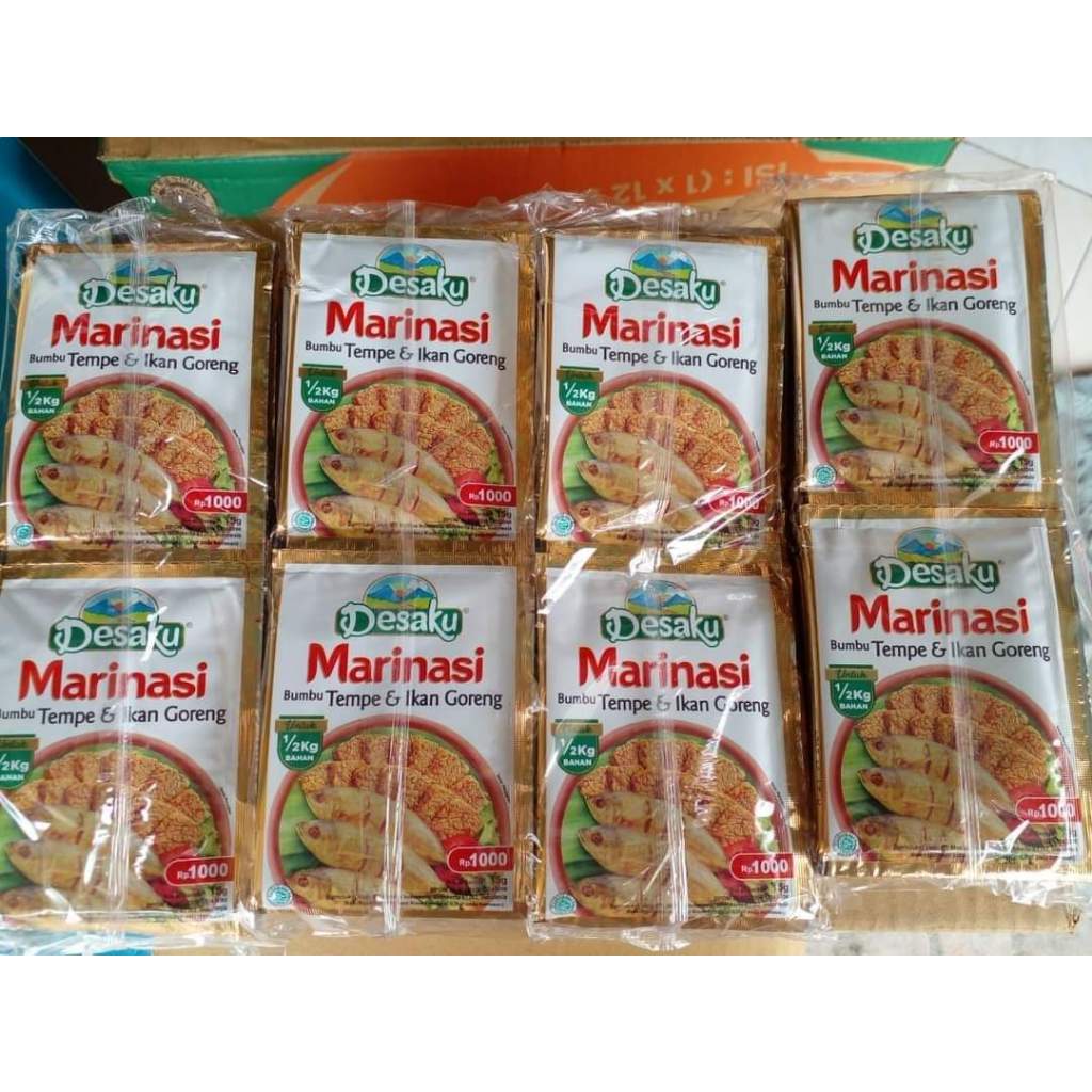 

(SIDOARJO - LANGSUNG KIRIM) Desaku Marinasi Tempe Ikan & Ayam Bubuk