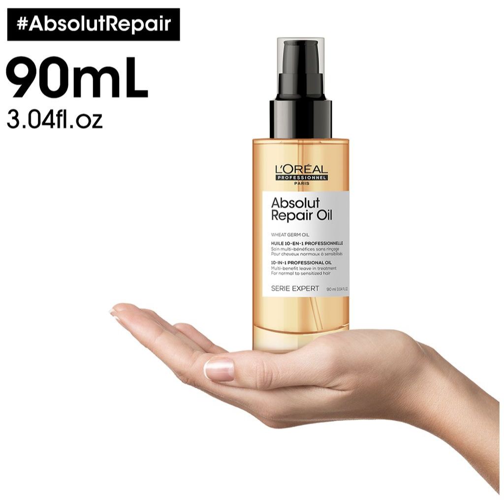 LOREAL SERIE EXPERT ABSOLUT REPAIR Oil 90ml serum 90ml serieexpert vitamin rambut l'oreal absolut ha