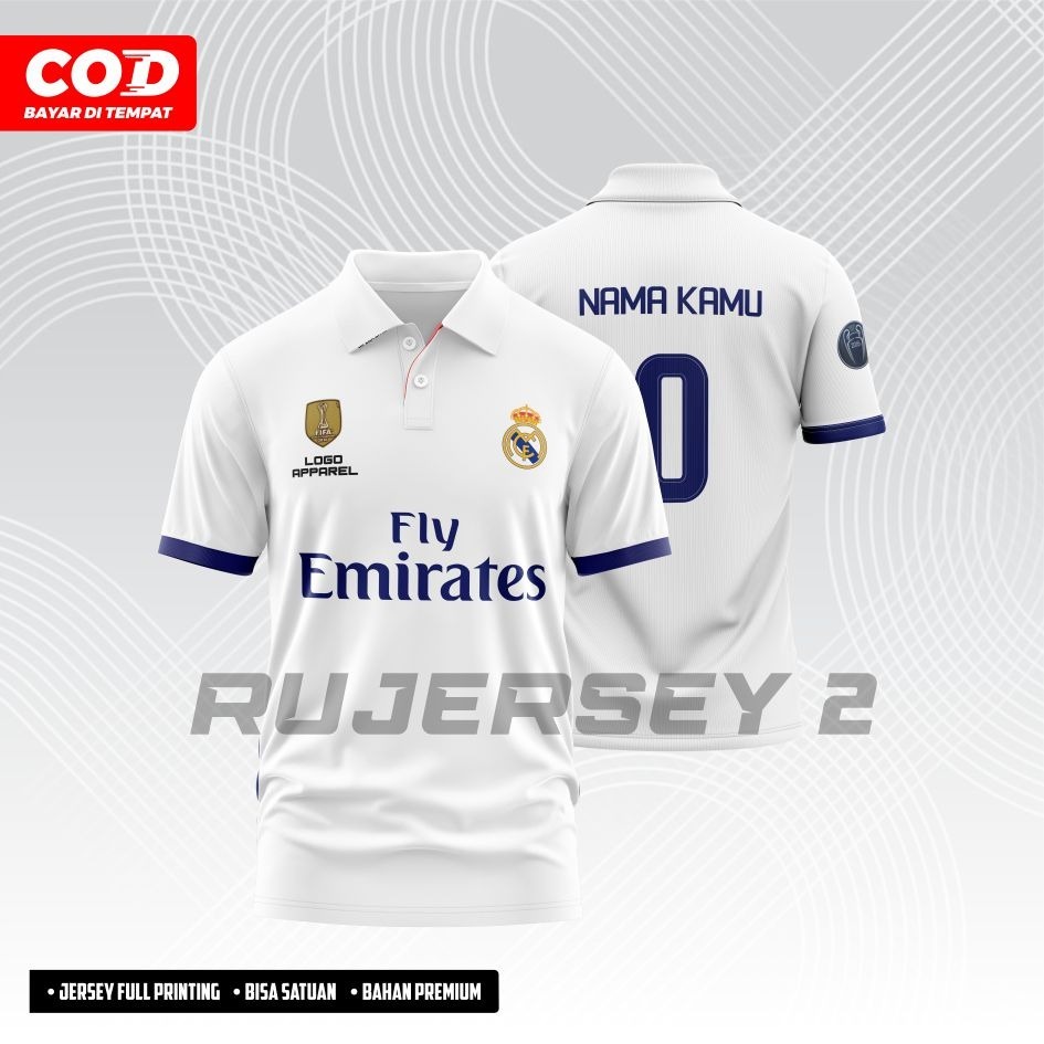 Jersey Madrid 2016 Full Printing