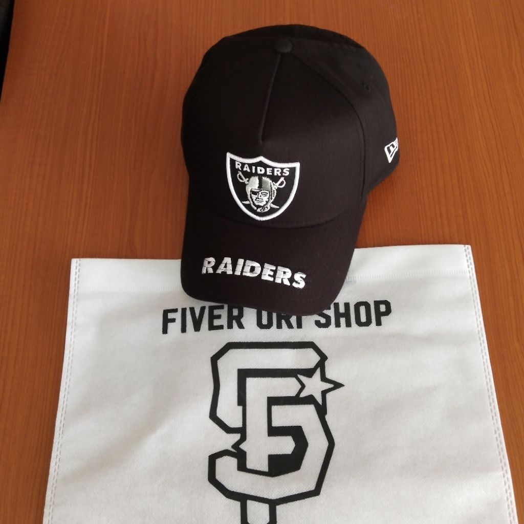 Serenescents06 Topi Era Original 100% 9Forty A-Frame Nfl Lv Raiders Team Visor Hit Black