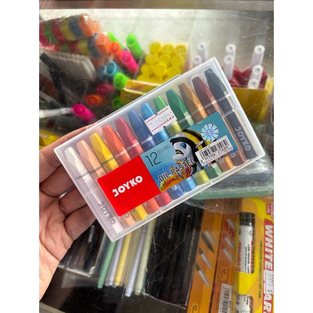 

Crayon JOYKO Mini – Isi 12 Warna Pastel/Cerah, Untuk Anak TK & SD
