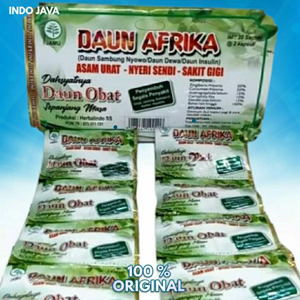 Daun Afrika Kapsul 100% Original