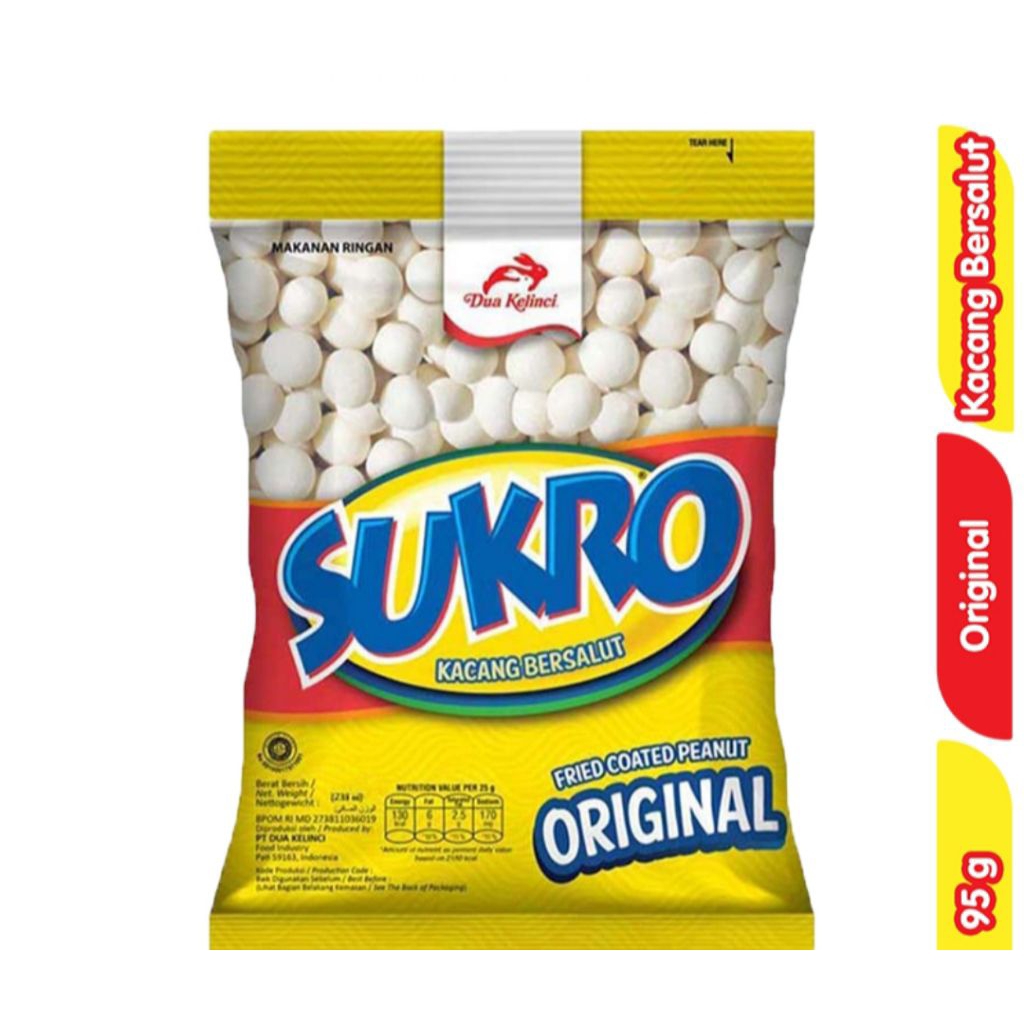 

Sukro dua kelinci rasa original 95gr