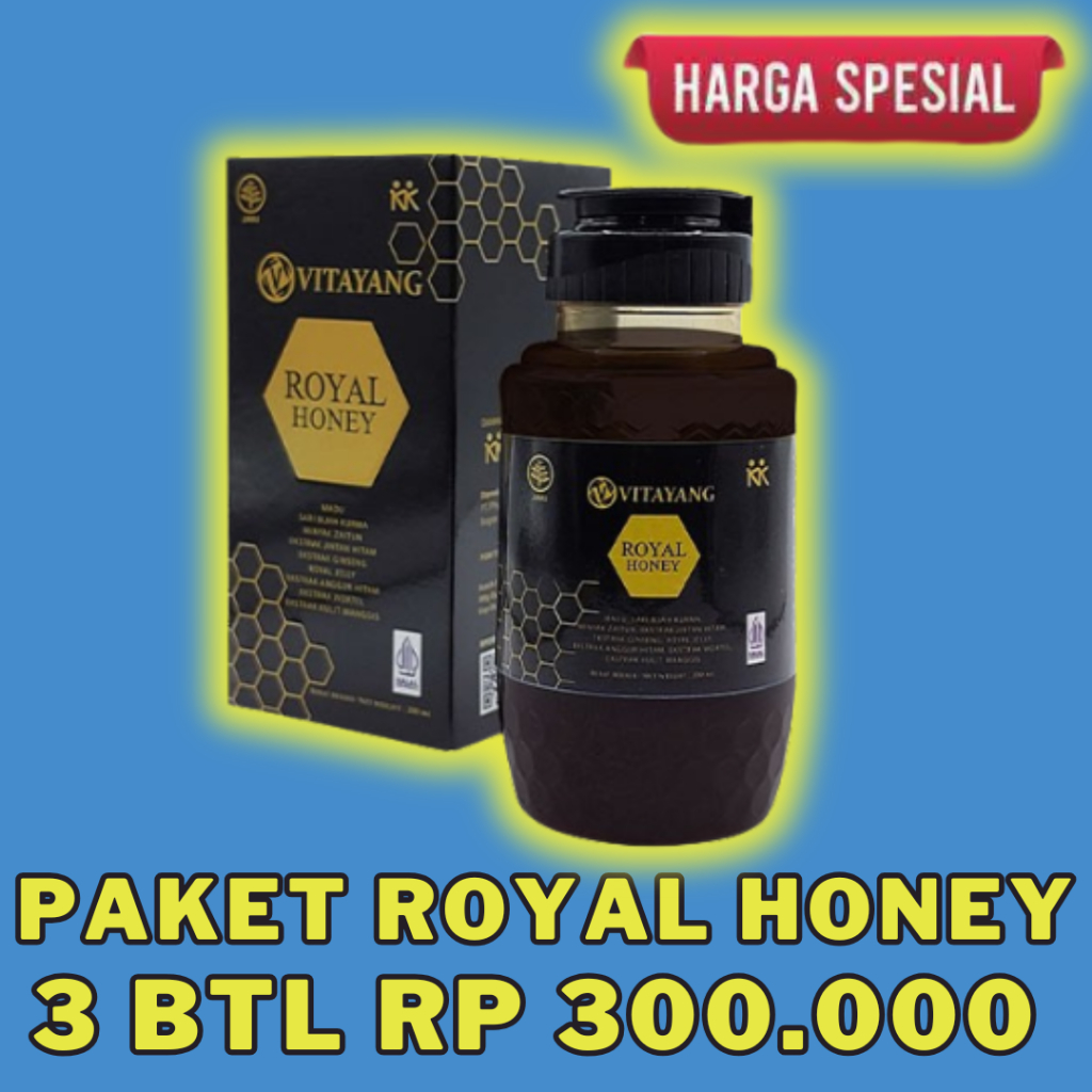 

Vitayang Royal Honey - Madu Premium untuk Gaya Hidup Sehat dan Aktif! KK Indonesia