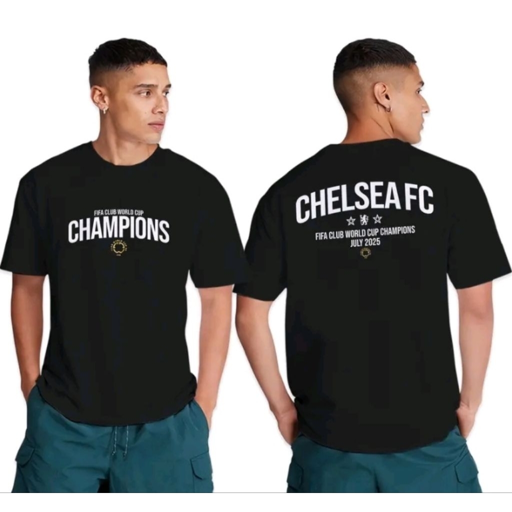 Kaos T shirt chelsea FC Champions
